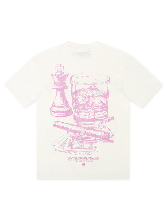 Memory Lane Studded Tee - White