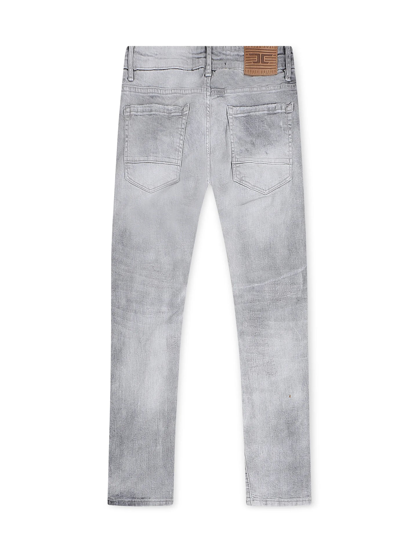 Jordan Craig Rip and Repair Skinny Fit Jeans - Arctic Grey