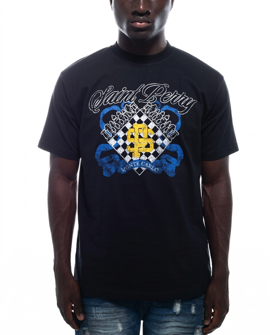 Monte Carlo Chess Crest Tee