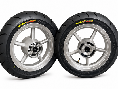 Universal Mini E-Moto Supermoto Wheel Set