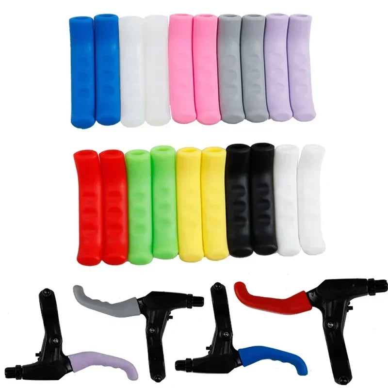 Voltrix Racing Anti-Slip Bicycle Brake Lever Covers –Handlebar Grip Protectors for Comfort & Control