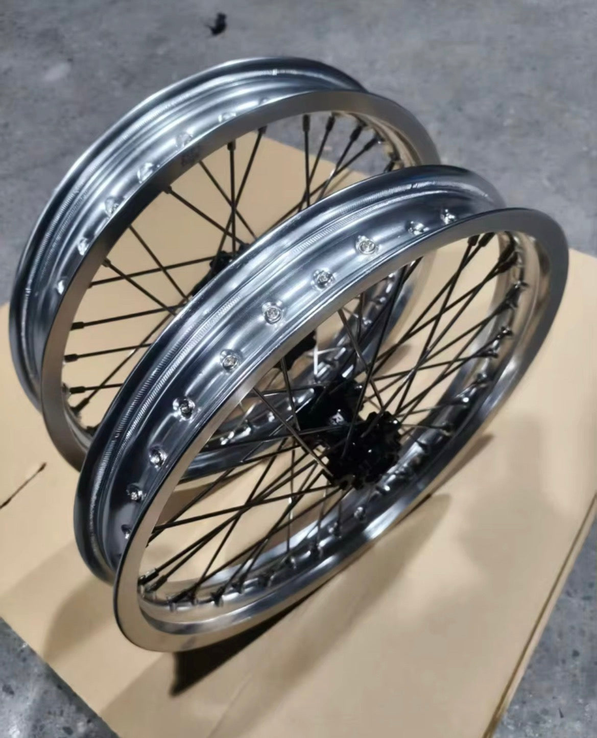 Supermoto Wheel Set For Surron LBX/E Ride Pro/Talaria XXX, MX3, MX4, MX5