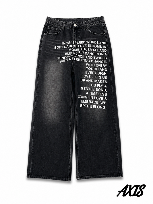 Axis studios Black Word Pants
