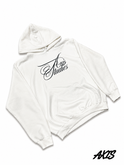 White Axis Studios Distressed Hoodie