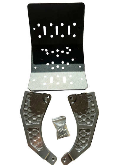 Surron LBX Bash guard/Skid Plate (Silver/Black)