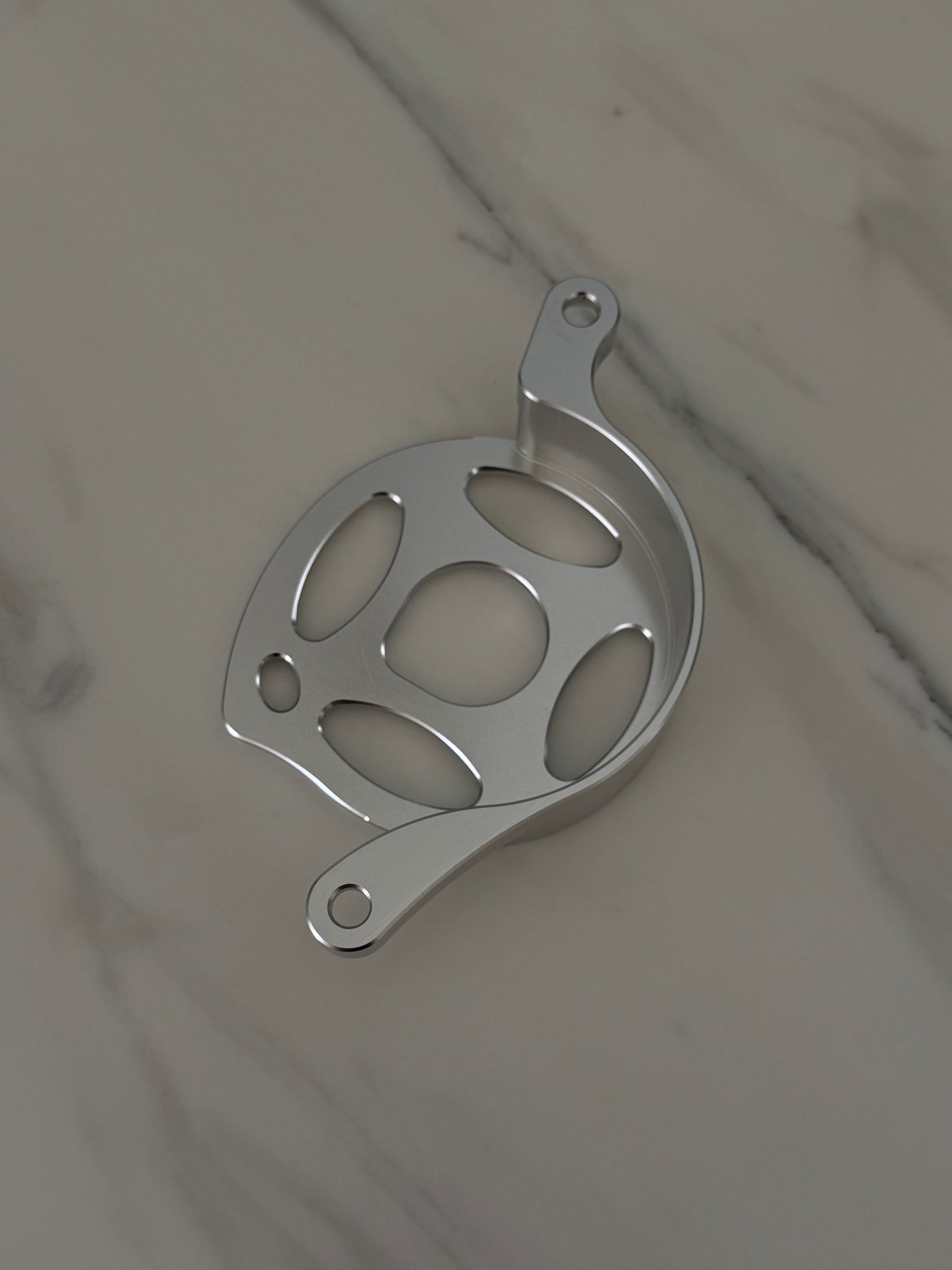 Surron Light Bee X (LBX) Metal Motor Cover | CNC Upgrade Replacement (Black & Chrome)