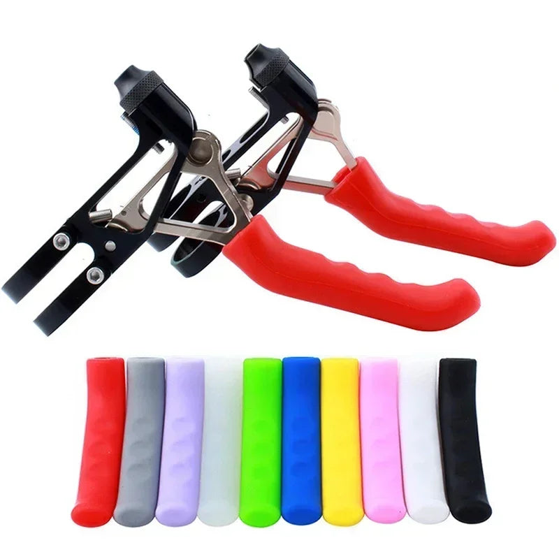 Voltrix Racing Anti-Slip Bicycle Brake Lever Covers –Handlebar Grip Protectors for Comfort & Control