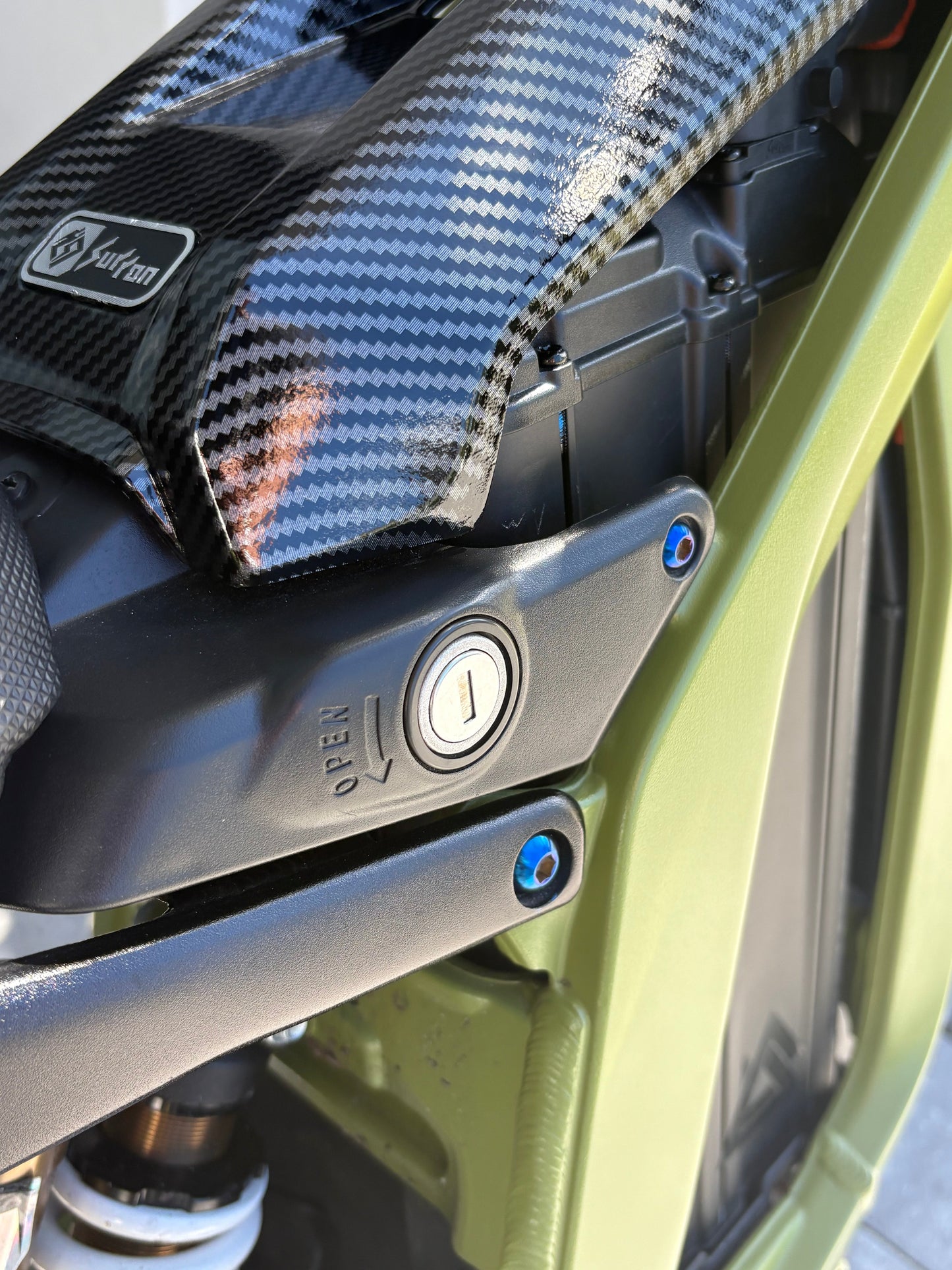 Titanium Bolts For Side Battery Lid Guard Protection