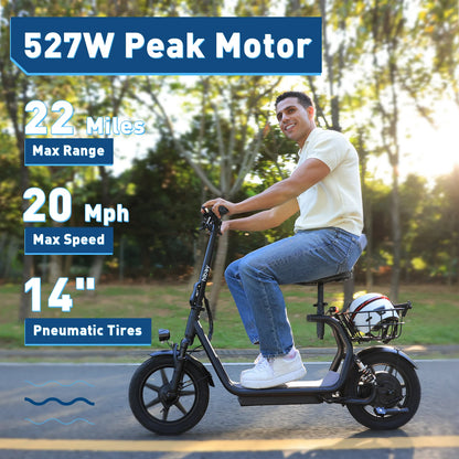 Hiboy Q2 Electric Seat Scooter for Adults