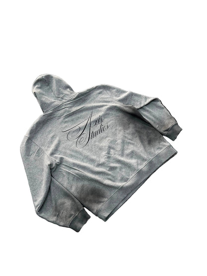Axis Studios Gray Baggy Hoodie