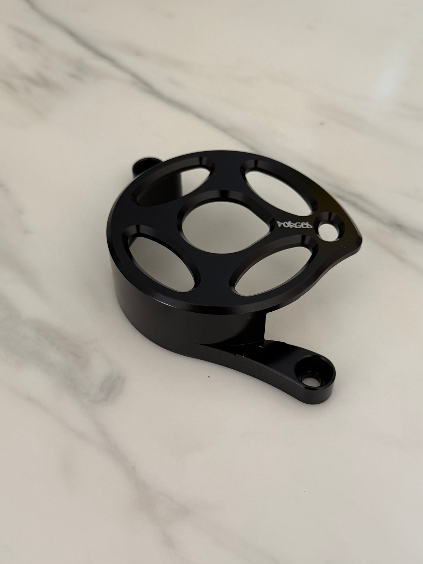 Surron Light Bee X (LBX) Metal Motor Cover | CNC Upgrade Replacement (Black & Chrome)