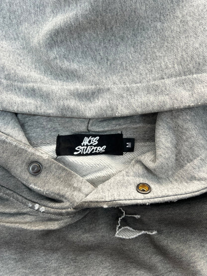 Axis Studios Gray Baggy Hoodie