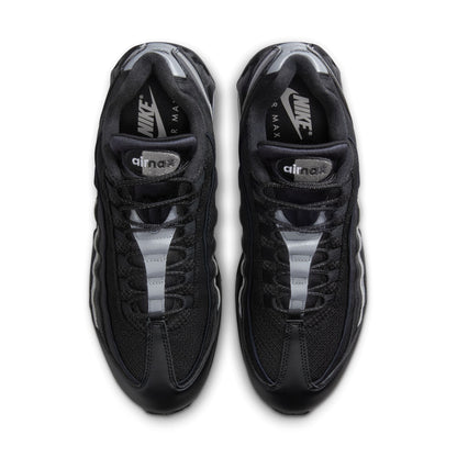 Nike Mens Air Max 95 "Big Bubble" - Black/Metallic Silver