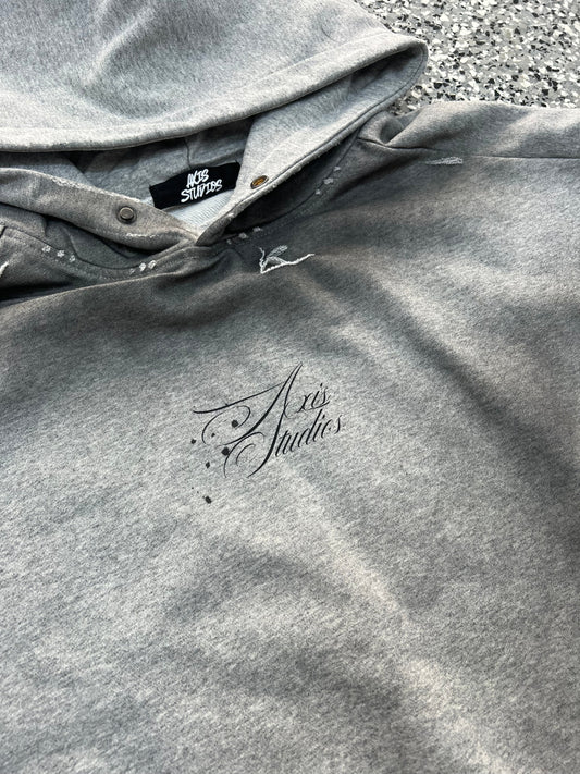 Axis Studios Gray Baggy Hoodie