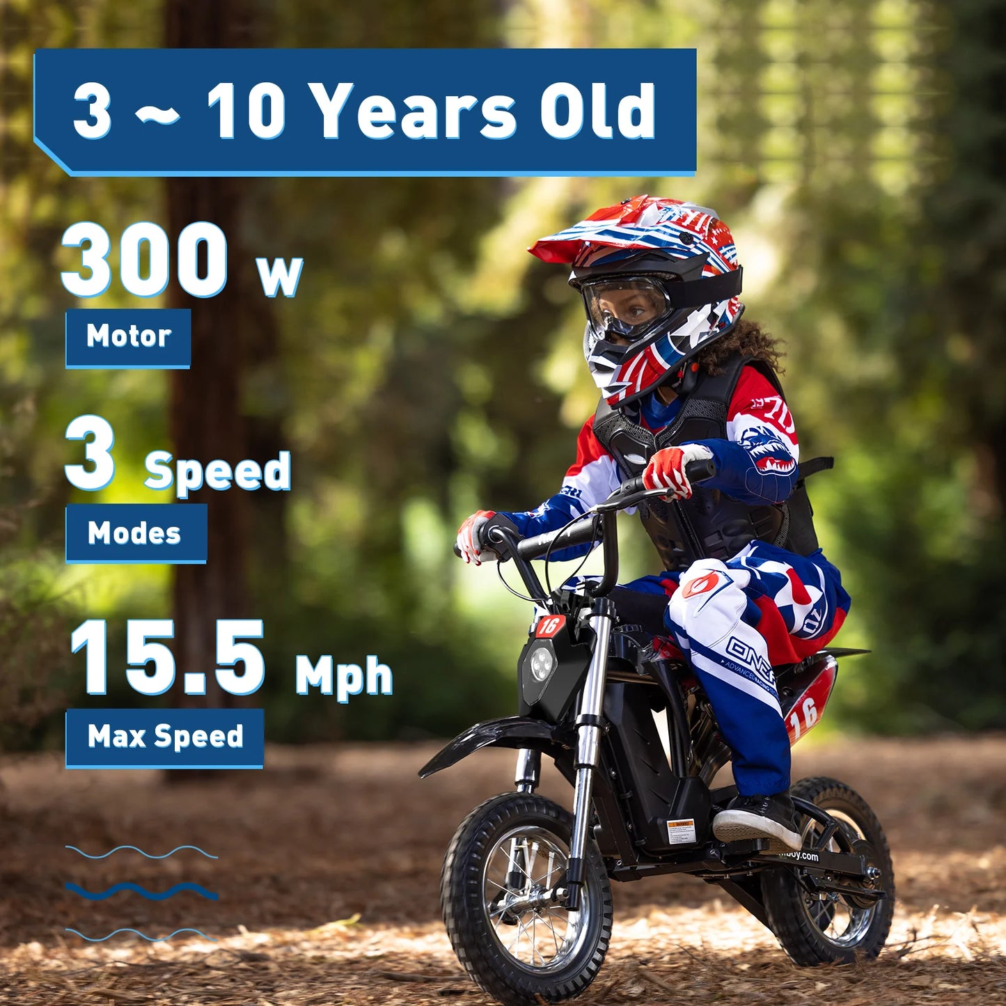 Hiboy DK1 Electric Dirt Bike For Kids Ages 3-10