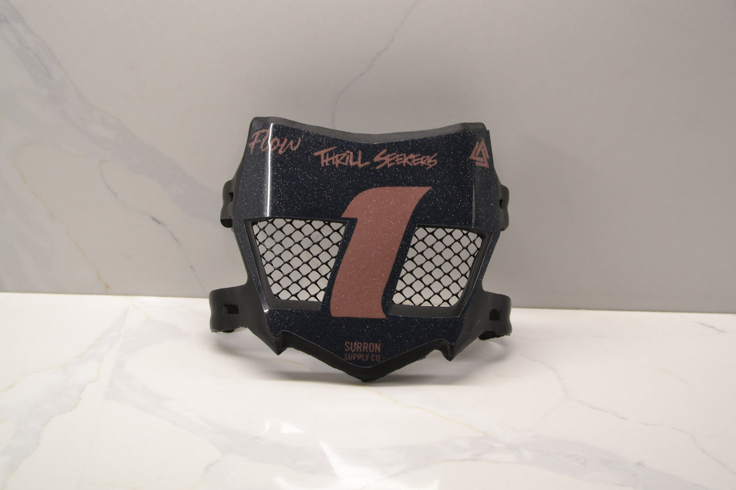 "MotoCutz" Vented Front Number Plate