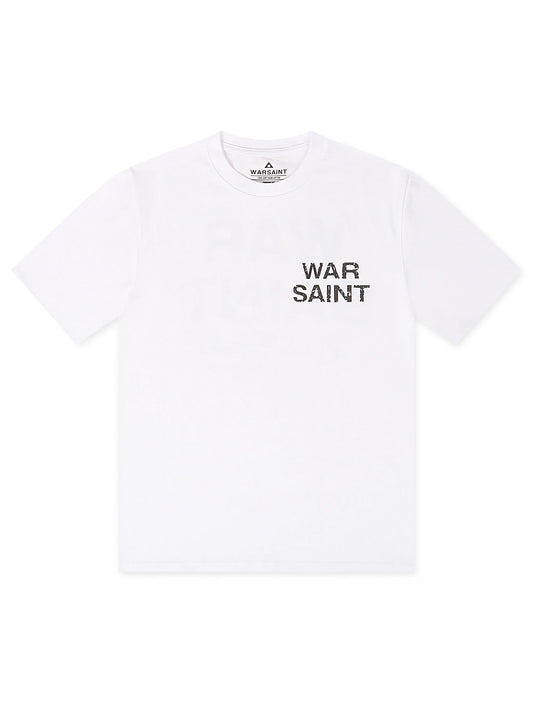 Warsaint LA Script Tee - White/Black