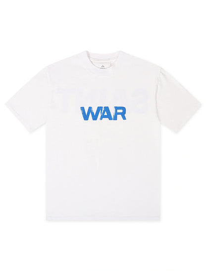 Warsaint Sunfaded Tee - White/Blue