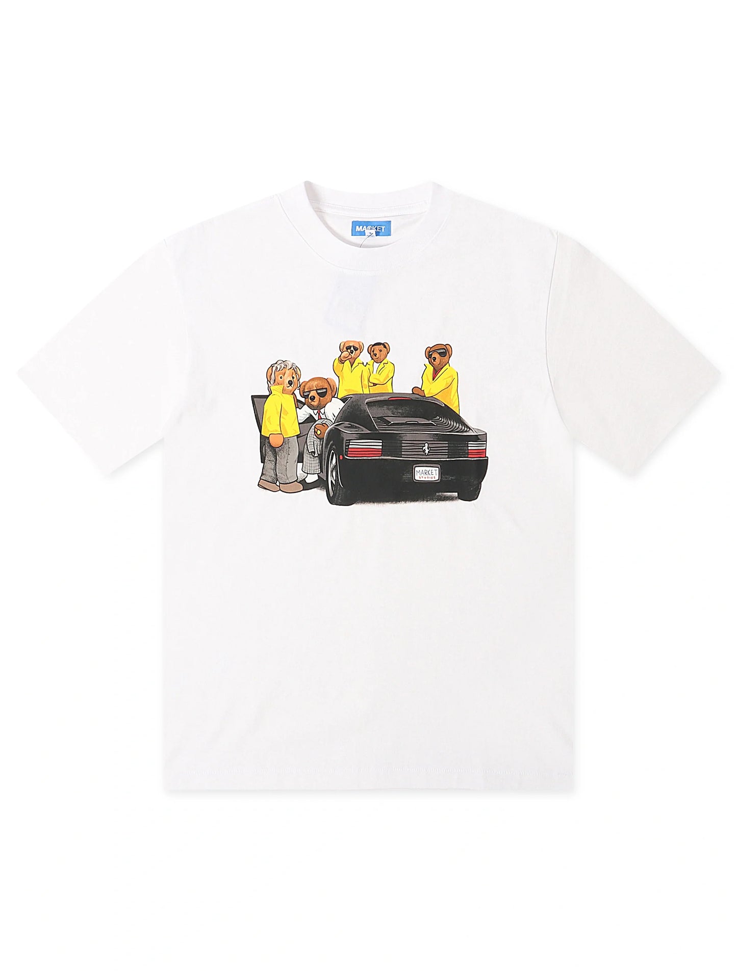 Market Studios High Security Bear Tee - White