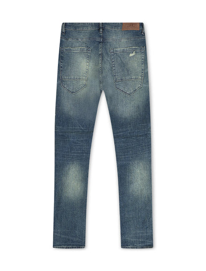 Jordan Craig Mens Vintage Wash Skinny Jean  - Azure Gold