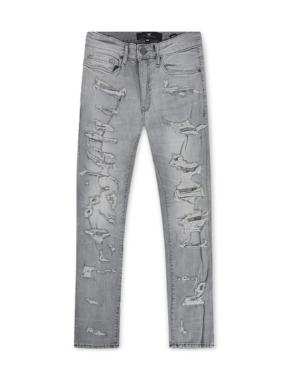 Jordan Craig Mens Vintage Washes Skinny Fit  - Light Grey