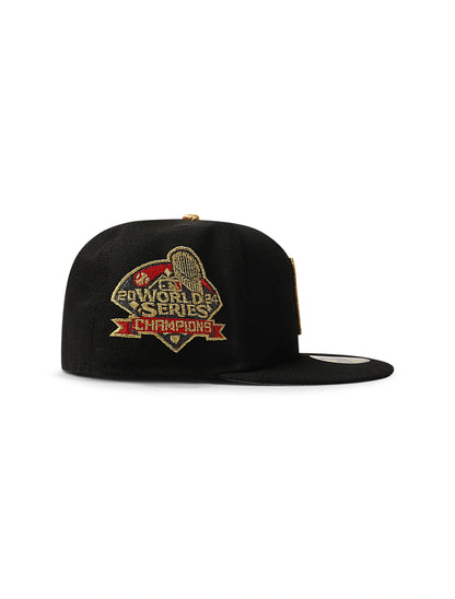 New Era 5950 LA Dodgers World Series Champions - Black/Gold