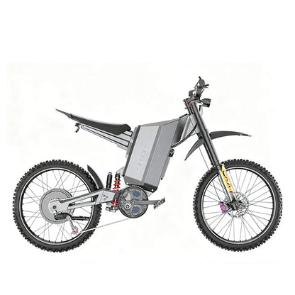 EKX GTS 8000W 72V/30AH Premium Electric High-Strength Steel Pipe Off-Road Mountain Dirt Bike (SAK31684)