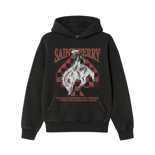 HORIZON RIDER LEATHER CARD CASE HOODIE