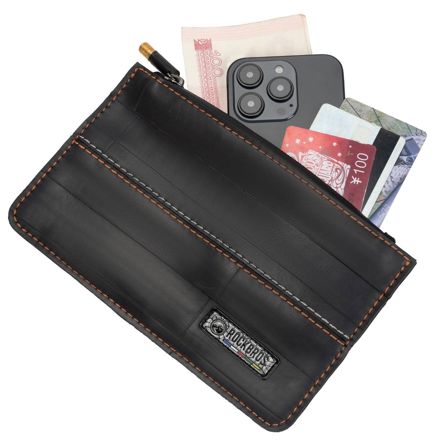 ROAD TO SKY Recycled Tire Bike Wallet - 0.7L