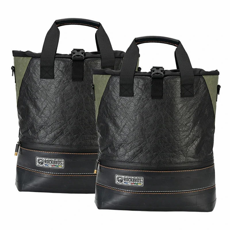 ROAD TO SKY Recycled Tire Bike Panniers - 12L