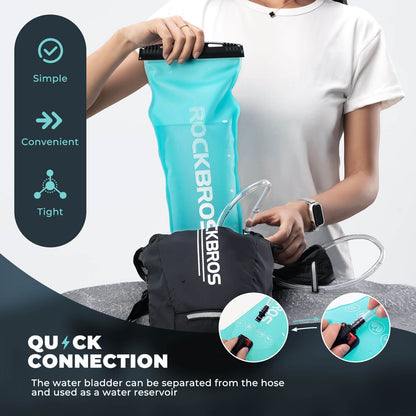 2L Hydration Bladder for Hiking, Running & Cycling