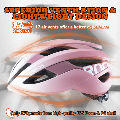 LK-12 Flowing Light Cycling Bike Helmet