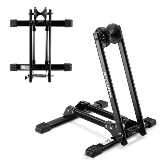 ROCKBROS Foldable Bike Stand Portable Bicycle Rack for Easy Storage