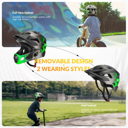 TS-61 Kids Full-Face Bike Helmet