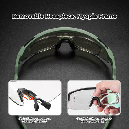 Half Frame Polarized Sports Sunglasses - SP337